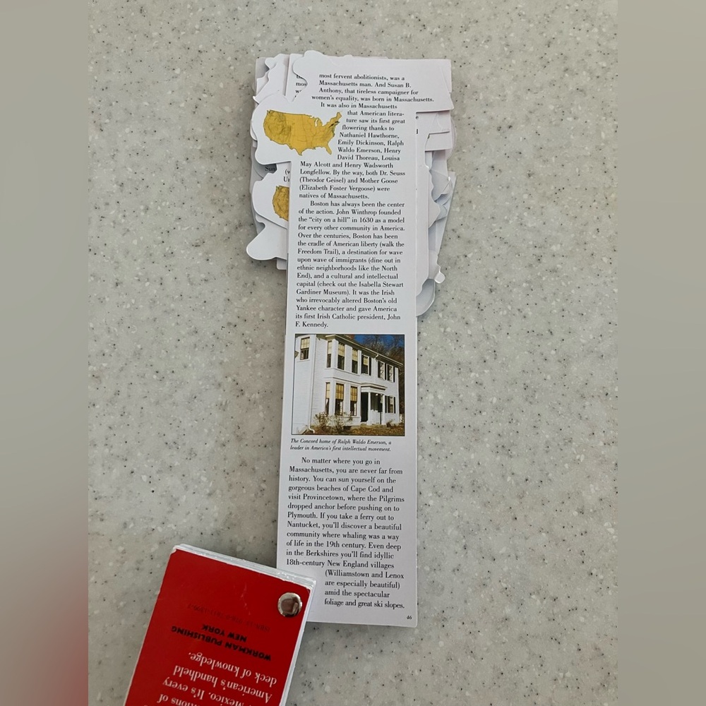 Fandex Family Field Guides: 50 United States Flash Cards Handheld Fan-style Deck - Picture 5 of 5